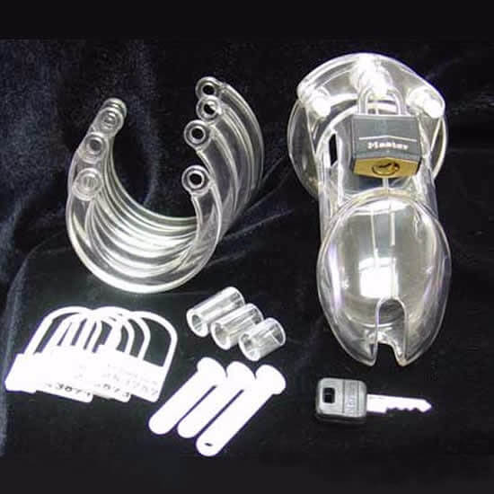 Centura de castitate plastic CB6000 setul intreg