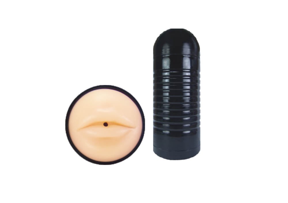 Charmly Pleasure - Masturbator în formă de gură, 19 cm