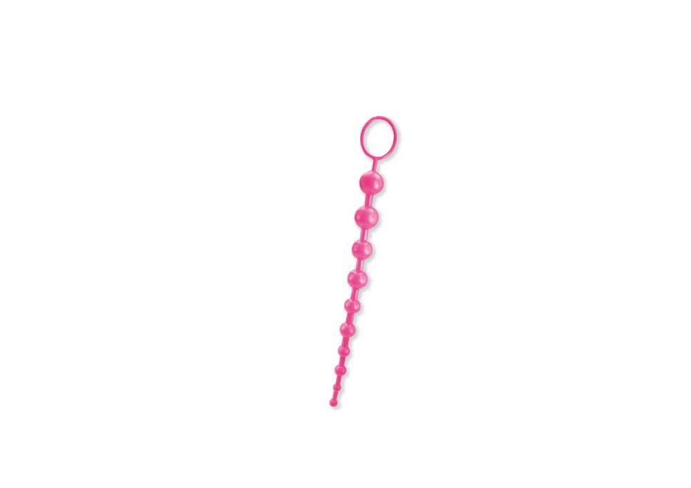 Charmly Super 10 - Bile anale roz, 27 cm