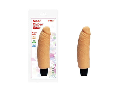 Charmly Super Vibe - Vibrator realist, 25 cm - detaliu 2