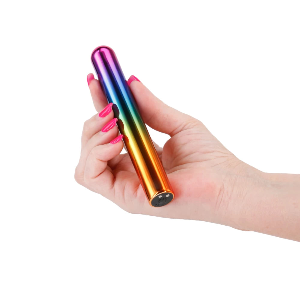 Chroma - Glonț vibrator, multicolor, 13.8 cm - detaliu 3