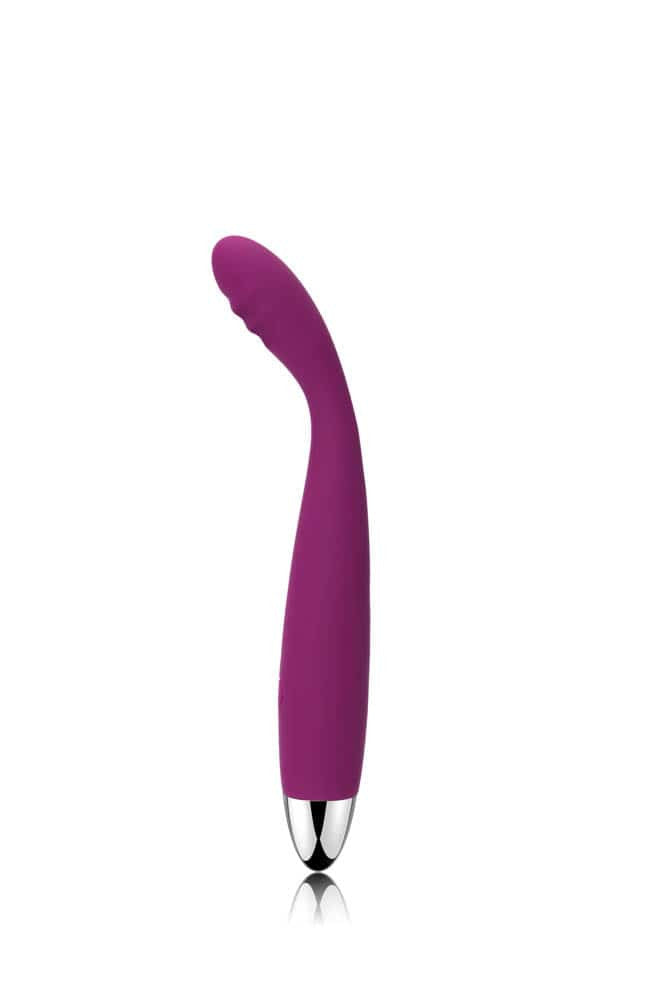 Cici - Vibrator din silicon, mov, 18.2 cm - detaliu 1