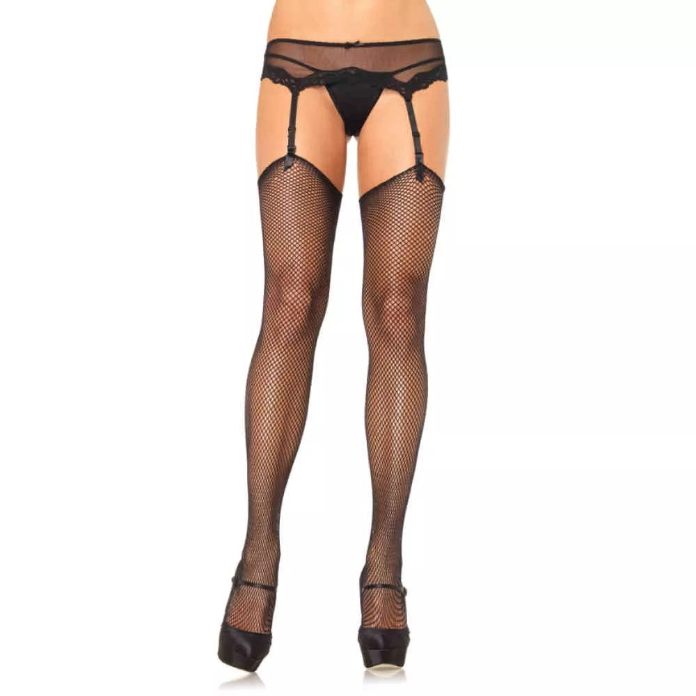 Ciorapi Fishnet Stocking Negru, Marime Universala