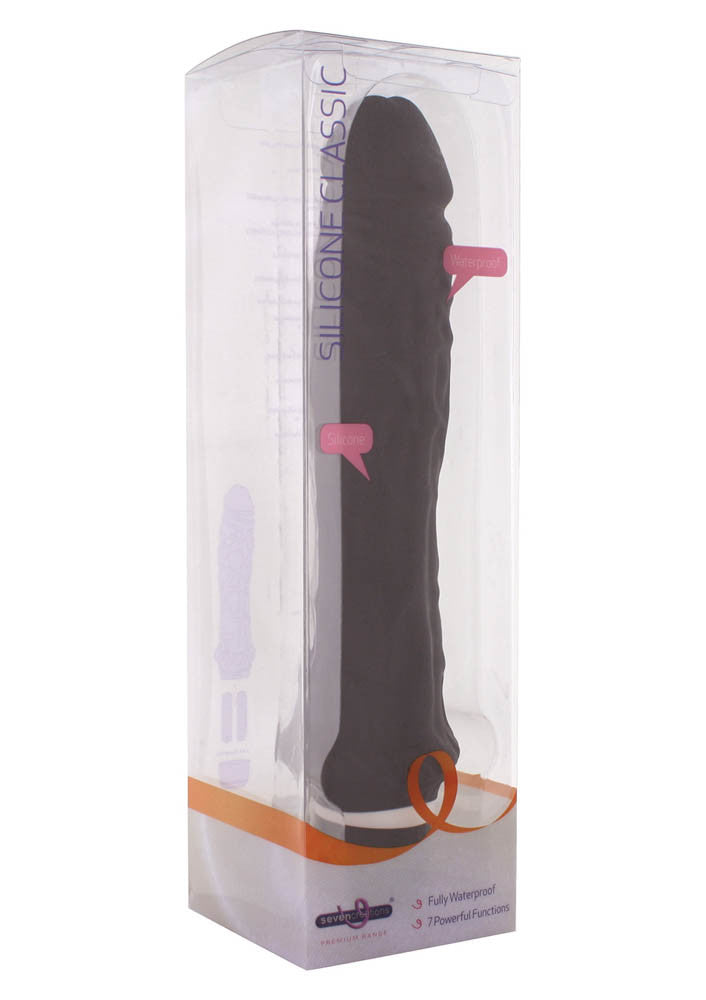 Clasic Large - Vibrator XXL, negru, 25 cm - detaliu 2