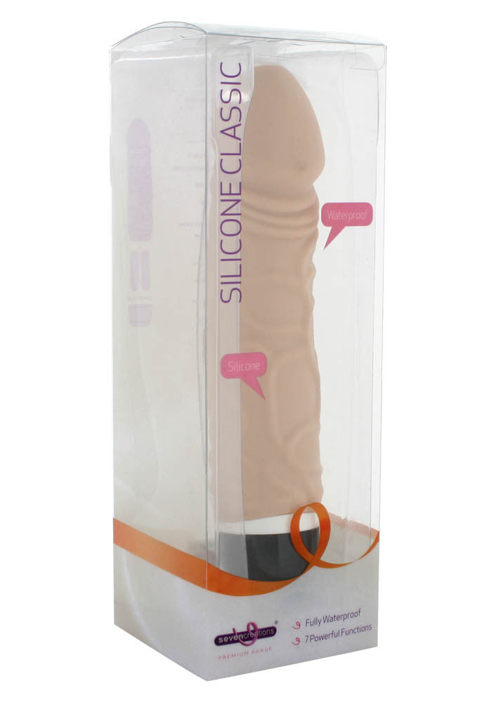 Classic Original - Vibrator realist, flesh, 19.5 cm - detaliu 1