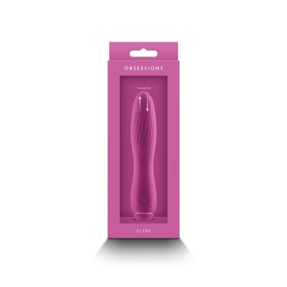 Clyde - Vibrator punct G, mov, 17.2 cm