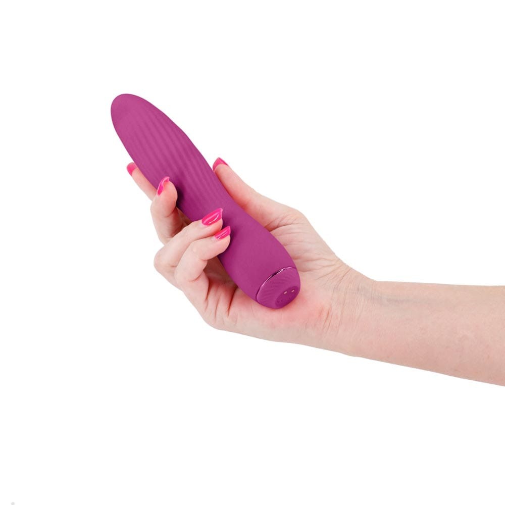 Clyde - Vibrator punct G, mov, 17.2 cm - detaliu 3