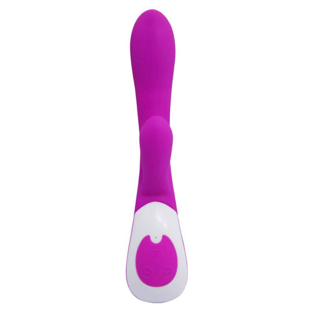 Colby - Vibrator iepuraș, mov, 21.5 cm - detaliu 2