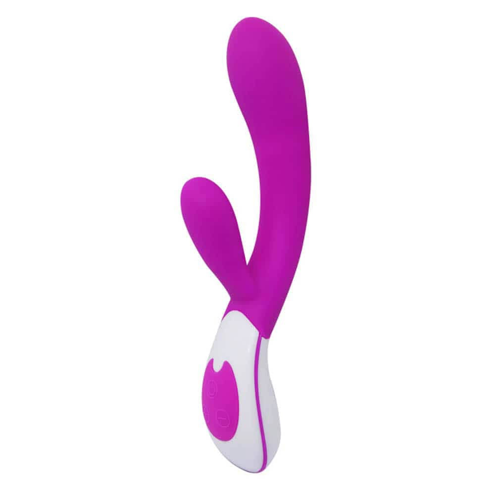 Colby - Vibrator iepuraș, mov, 21.5 cm - detaliu 8