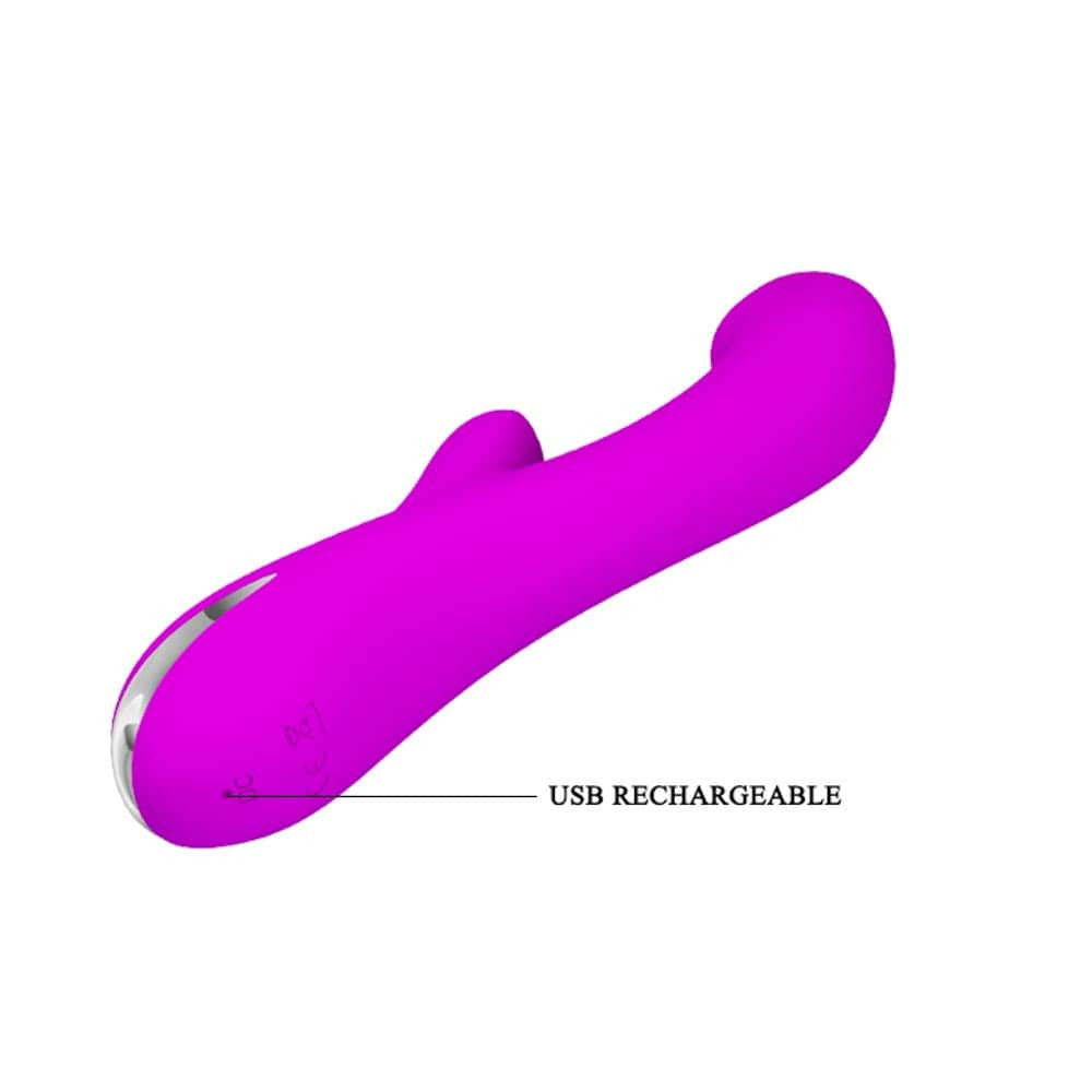Cornelius - Vibrator iepuraș cu încălzire, mov, 21.2 cm - detaliu 2