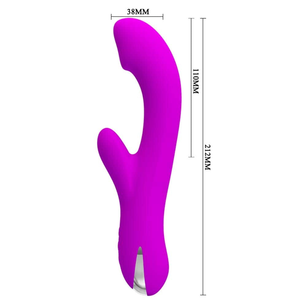 Cornelius - Vibrator iepuraș cu încălzire, mov, 21.2 cm - detaliu 5