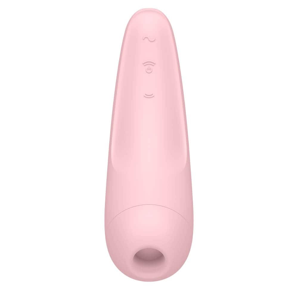 Curvy - Stimulator clitoris, roz, 13.4 cm - detaliu 2