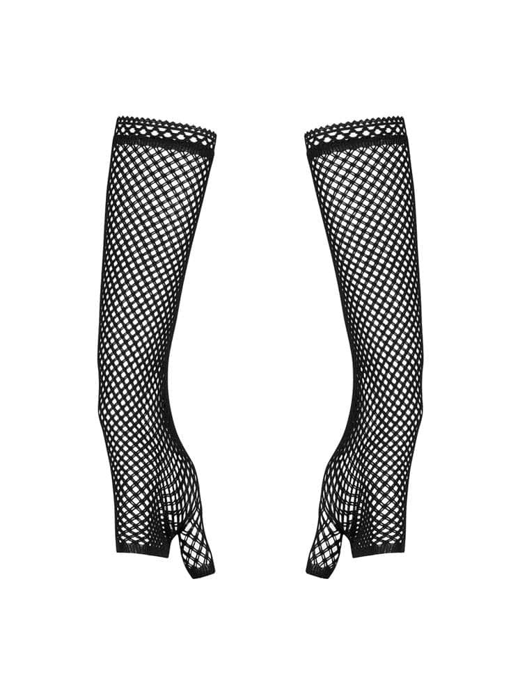 Darkie mittens - Mânuși sexy, negru - detaliu 2