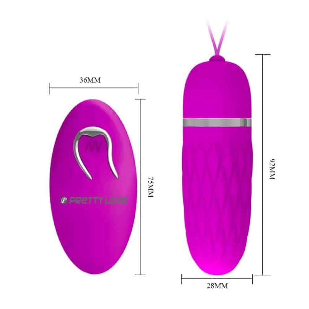 Dawn - Glonț vibrator cu telecomandă, 9.2 cm - detaliu 6