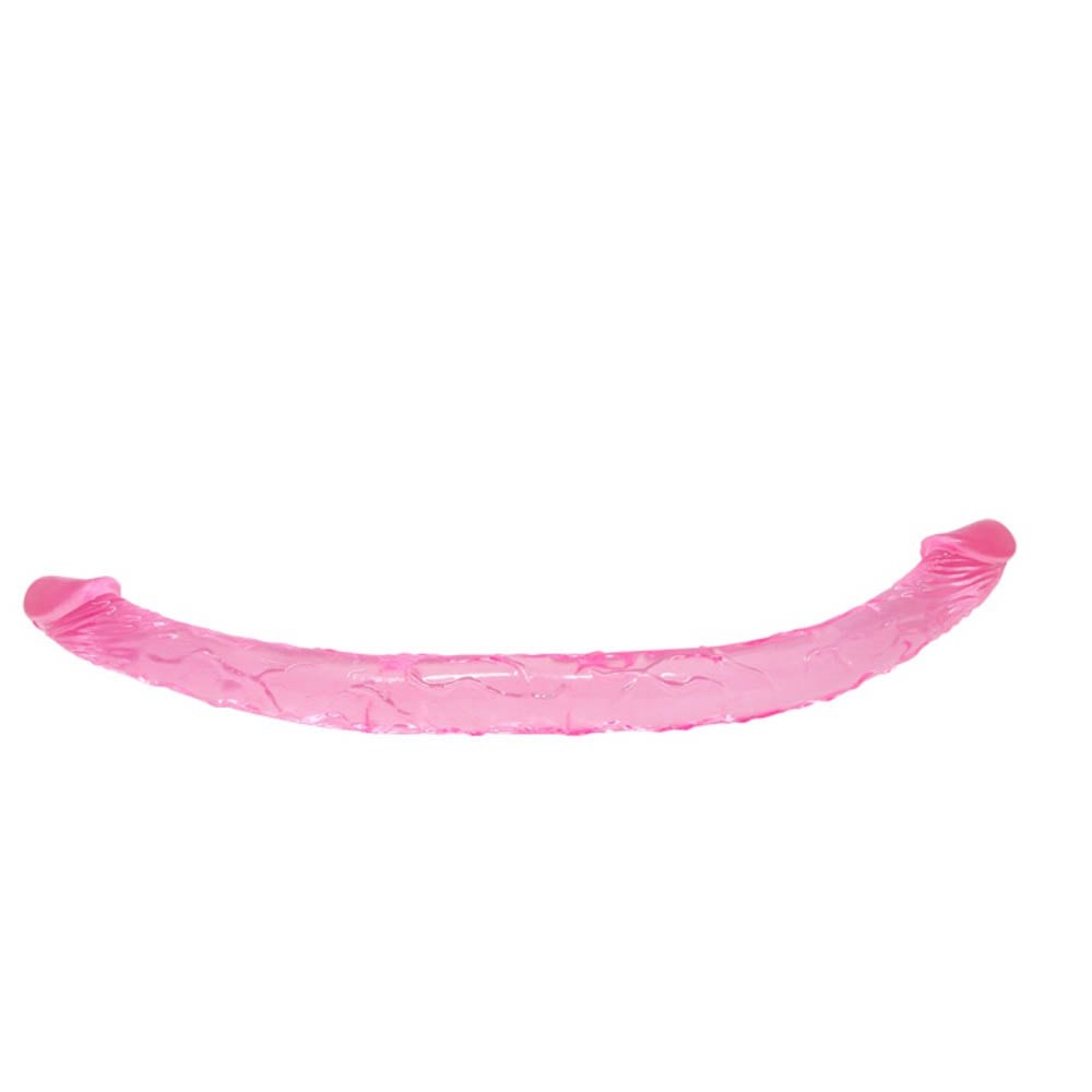 Double Dong - Dildo dublu, roz, 44.5 cm - detaliu 4
