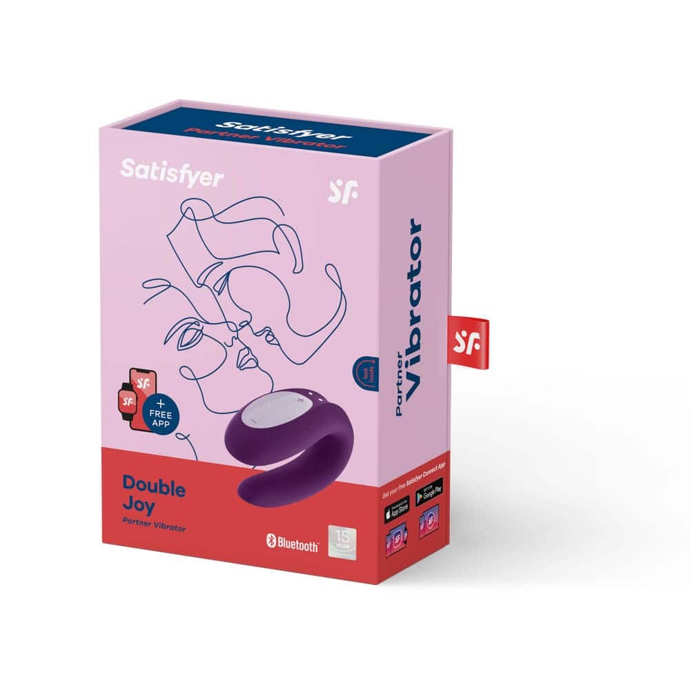 Double Joy - Stimulator clitoris, mov - detaliu 4