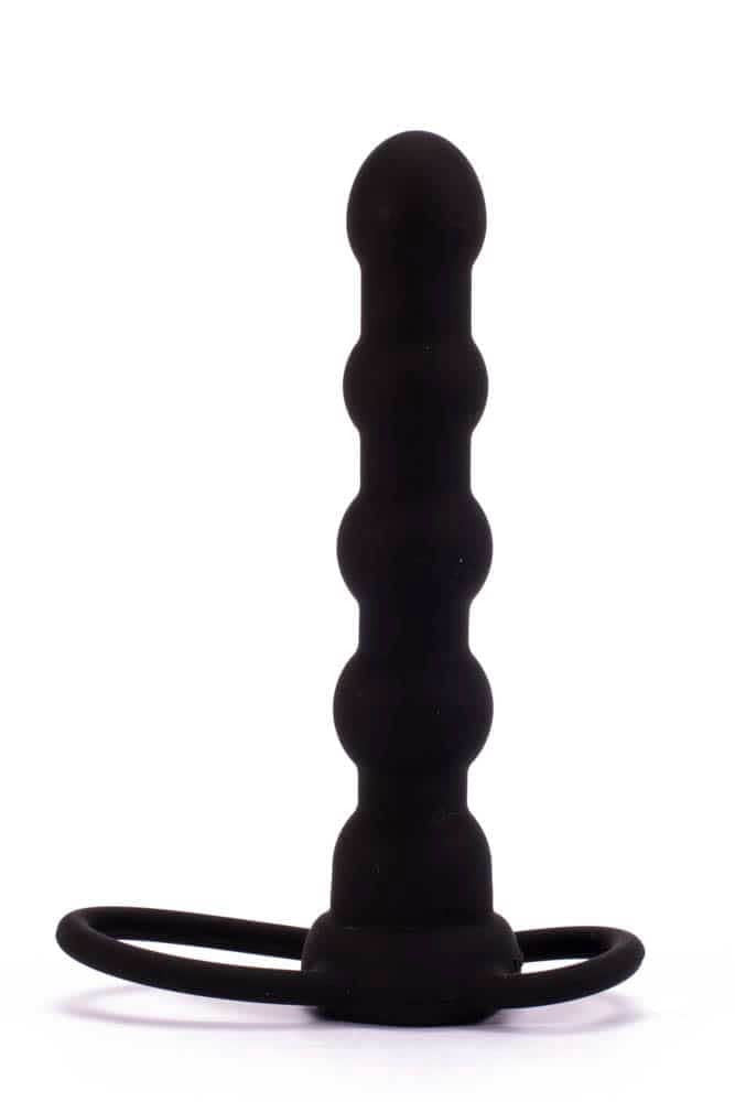 Double Prober - Strap-on cu vibrații, 16 cm - detaliu 5
