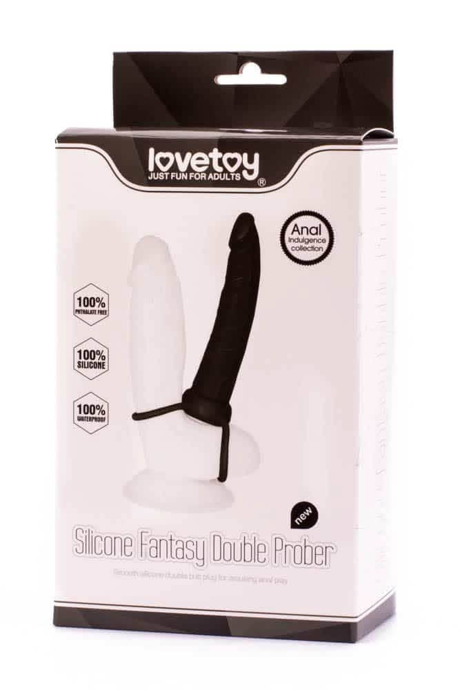 Double Prober - Strap-on din silicon, 14 cm - detaliu 6