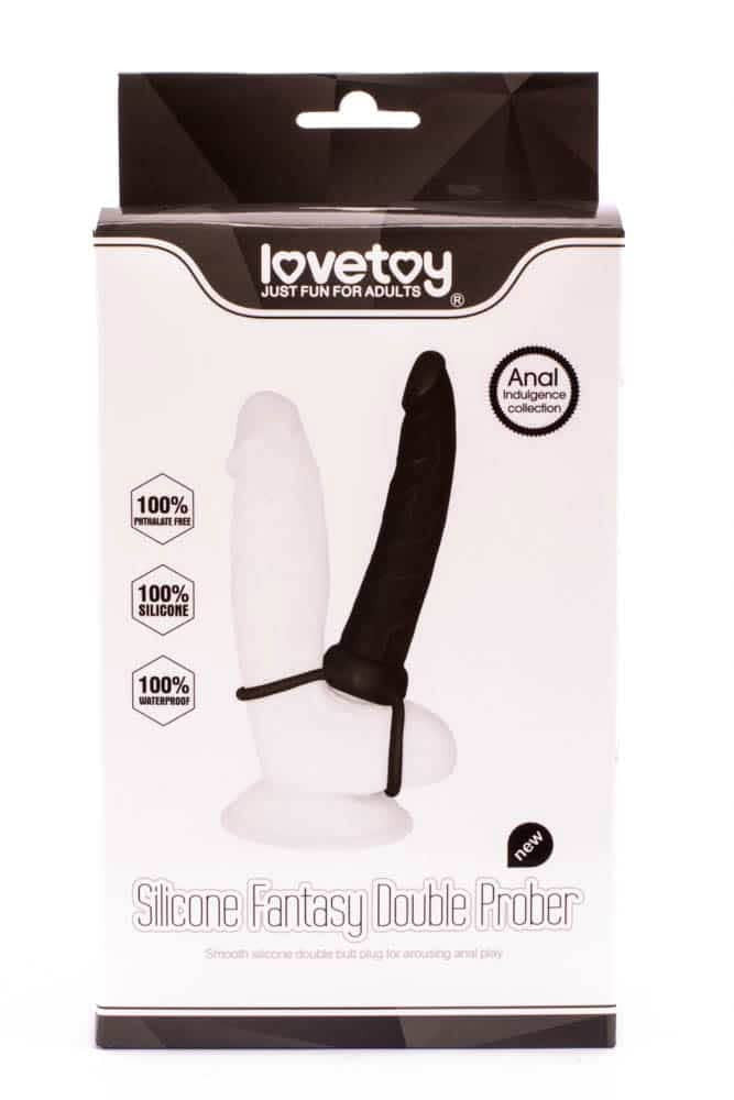 Double Prober - Strap-on din silicon, 14 cm - detaliu 7