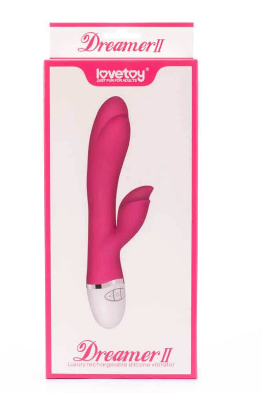 Dreamer II - Vibrator roșu, 20.5 cm - detaliu 1