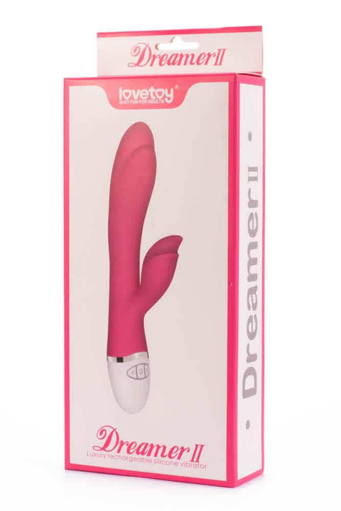 Dreamer II - Vibrator roșu, 20.5 cm - detaliu 3