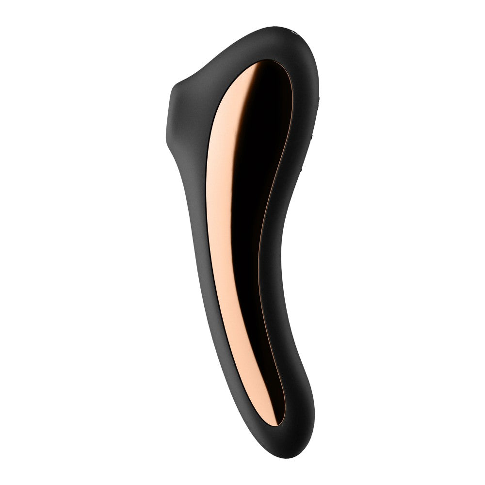 Dual Kiss black - Vibrator Punct G cu Impuls Aer, - detaliu 2