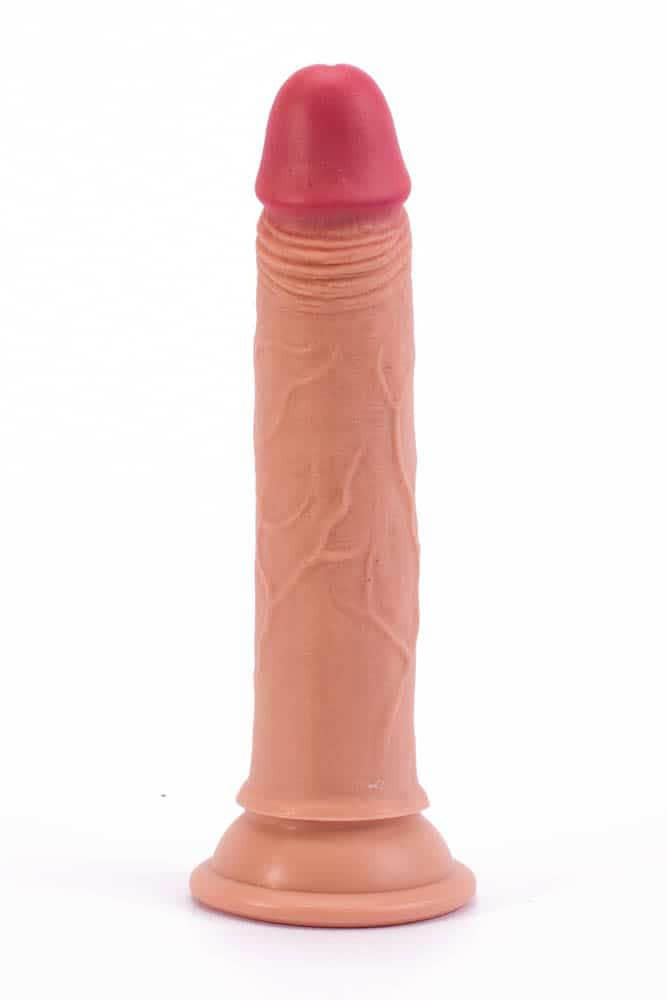 Dual-Layered - Dildo realistic, flesh, 17 cm - detaliu 5