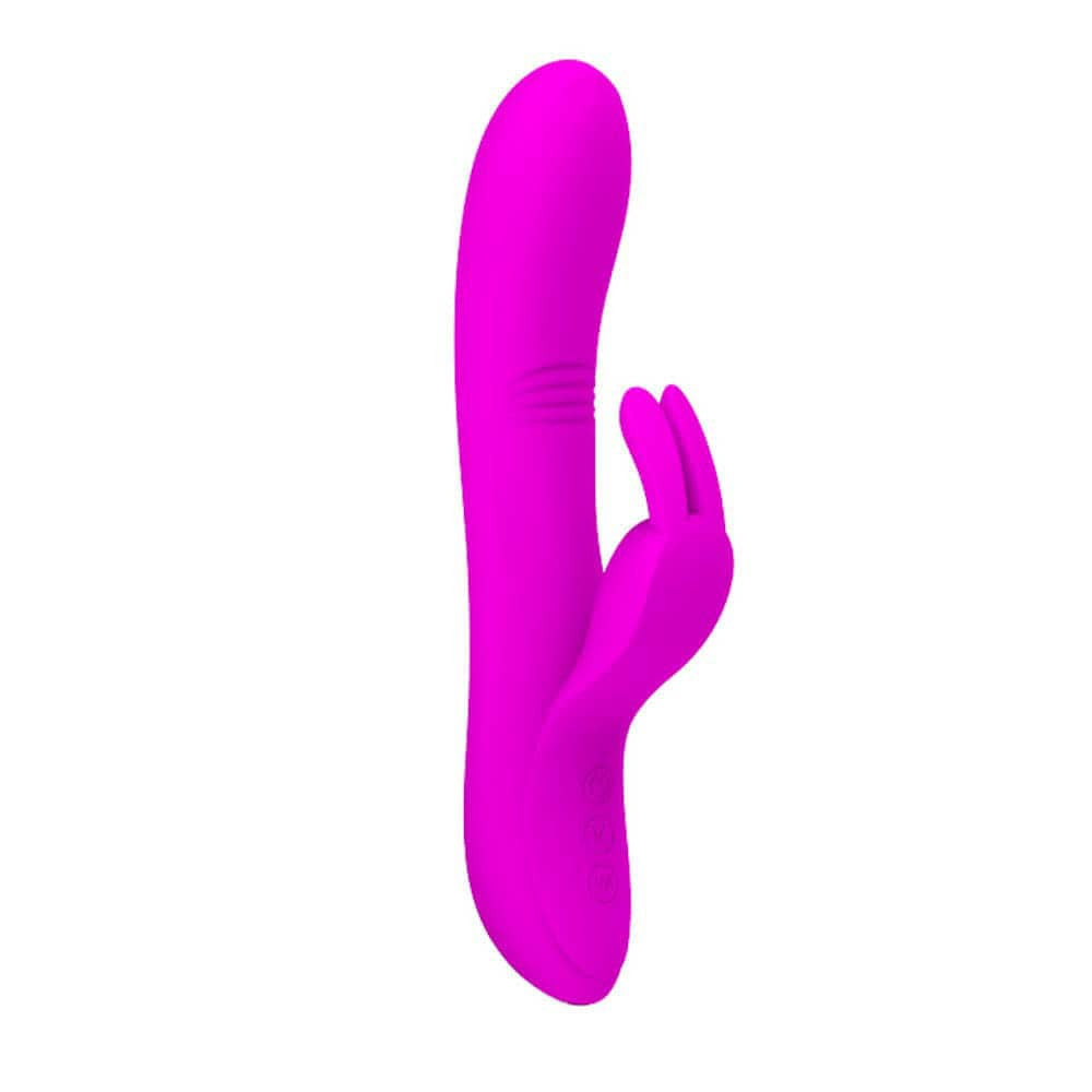 Dylan - Vibrator iepuraș, mov, 21 cm - detaliu 1