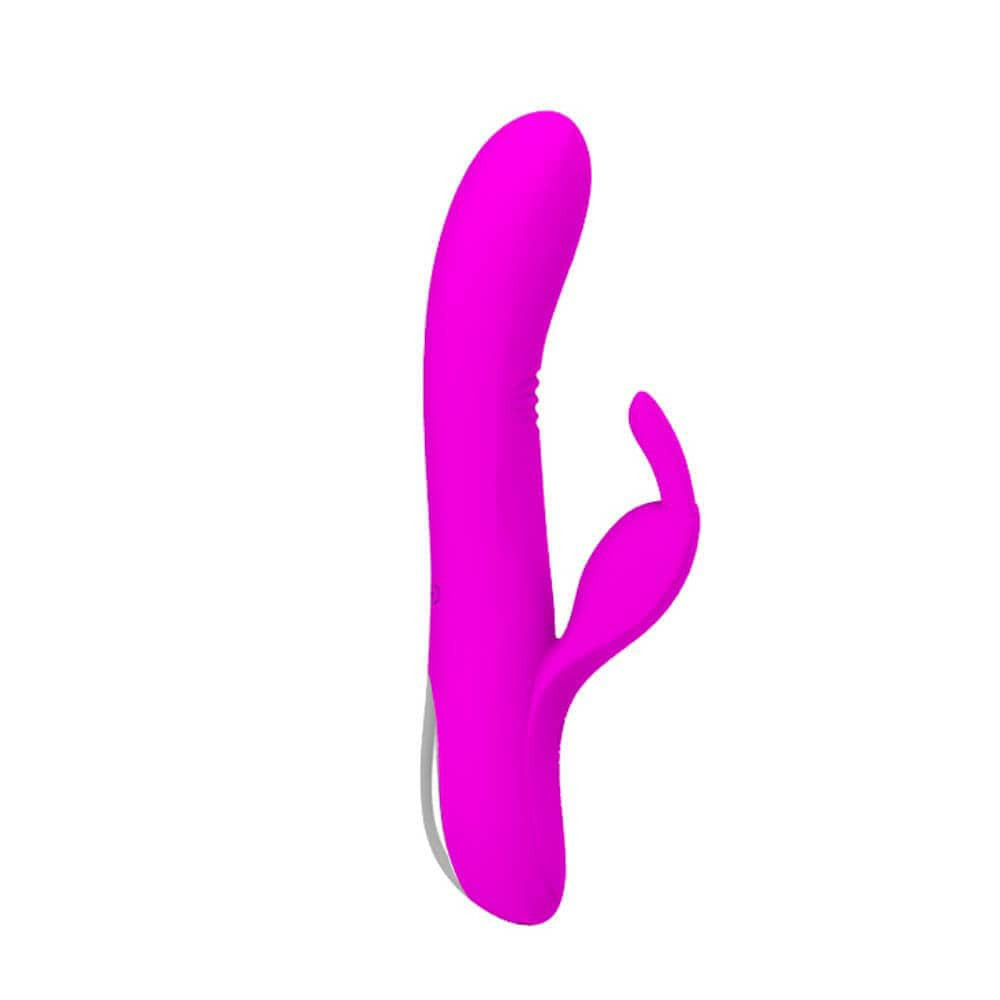 Dylan - Vibrator iepuraș, mov, 21 cm - detaliu 3