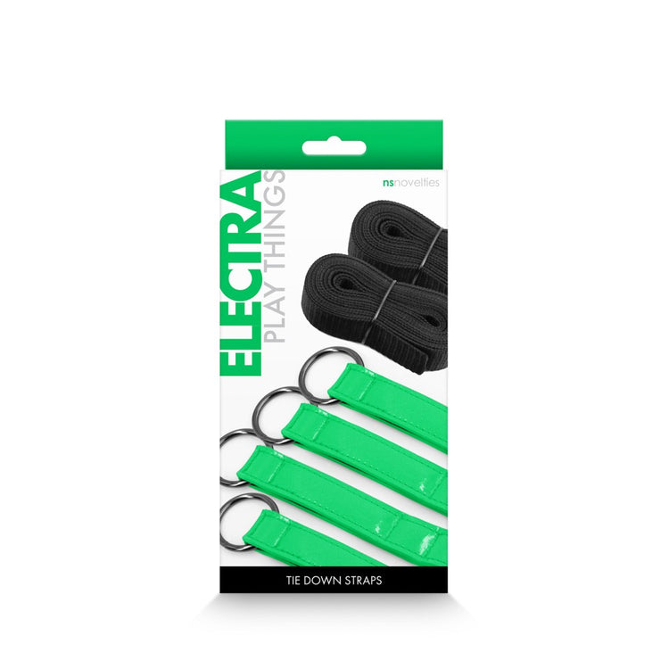 Electra - Curele BDSM, verde - detaliu 1