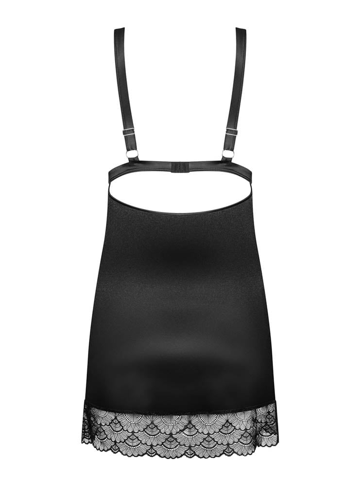 Eloissa - Set babydoll și chiloței, negru, L/XL - detaliu 2