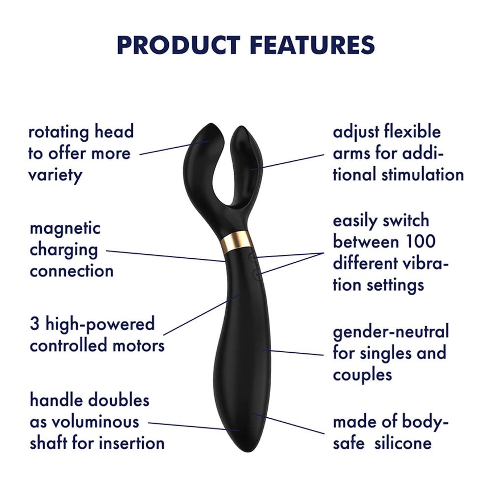 Endless Fun - Stimulator clitoris, negru - detaliu 2