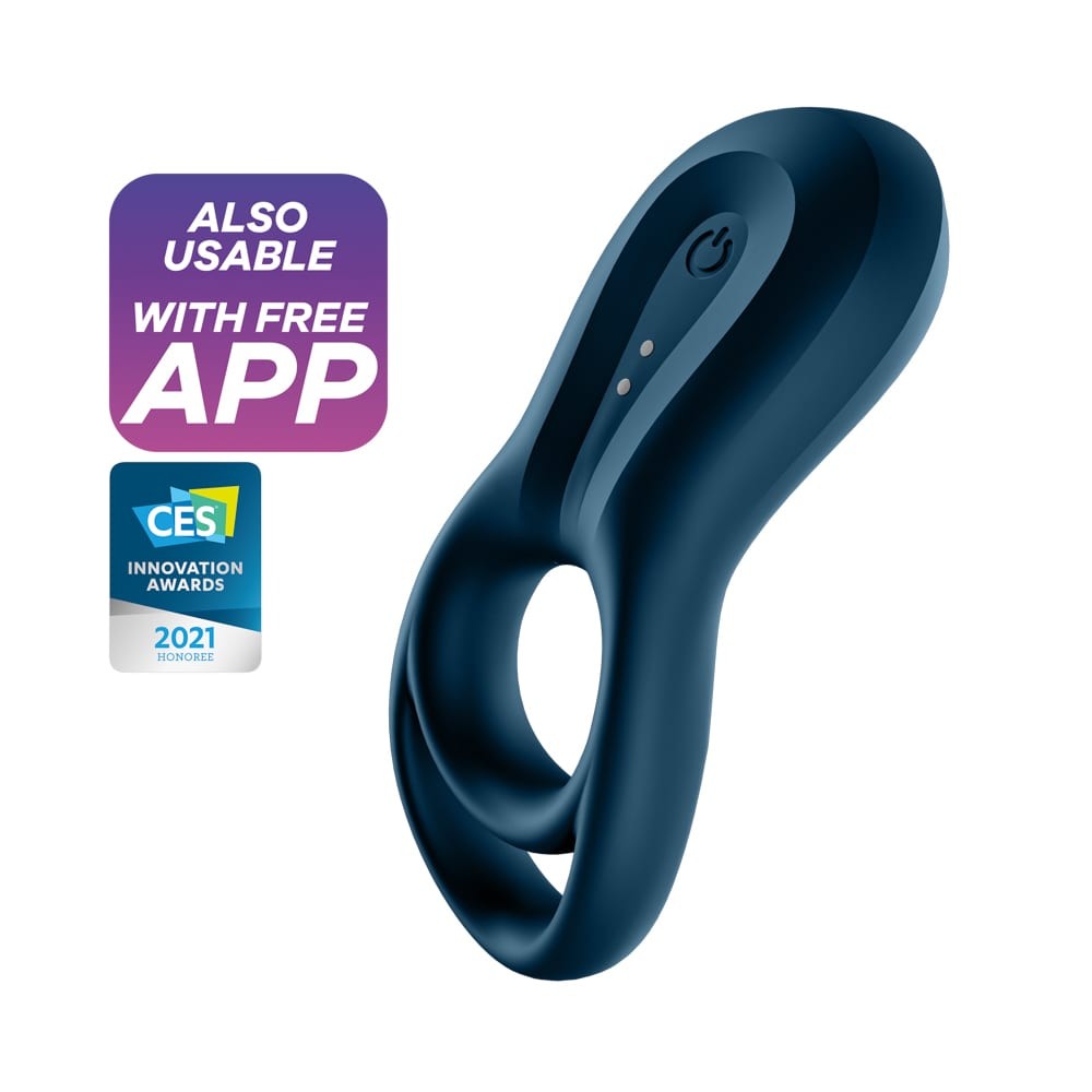 Epic Duo - Inel Dublu pentru Penis cu Vibratie si Control prin Aplicatie