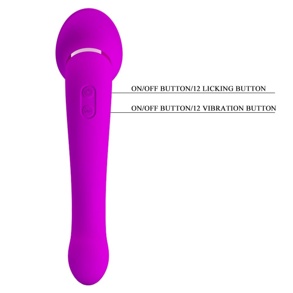 Faust - Vibrator cu limbă, 21.9 cm - detaliu 2