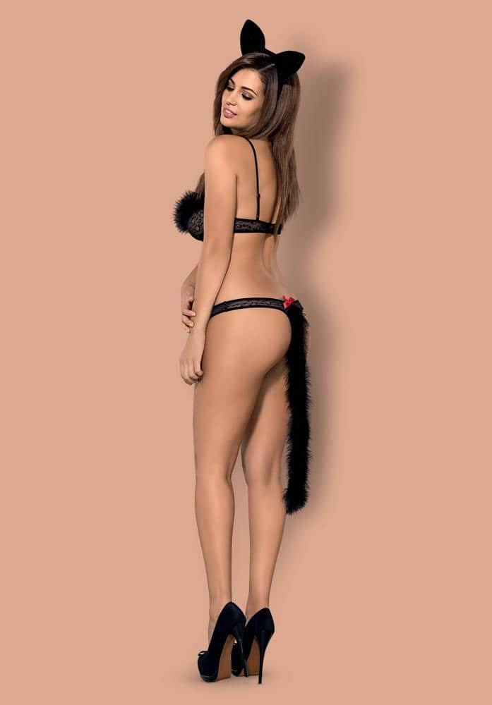 Felina - Costum sexy, negru, L/XL