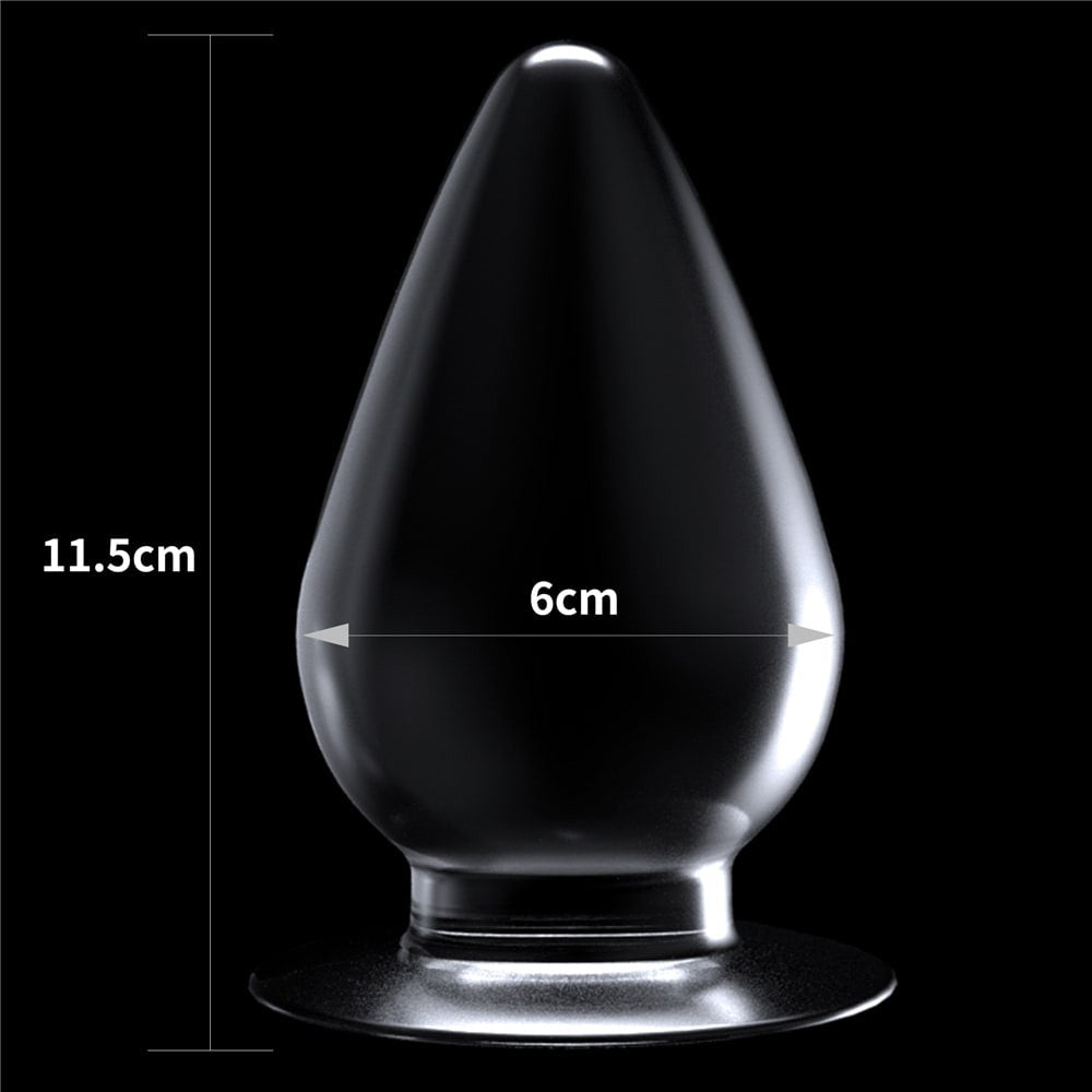 Flawless Clear - Dop Anal Transparent, 11.5 cm