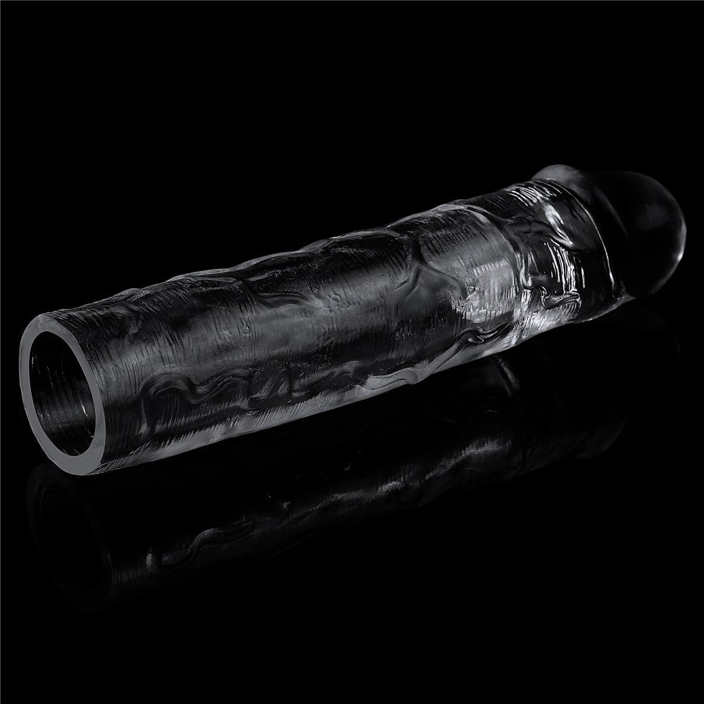 Flawless Clear Penis Sleeve - Manson Prelungitor Penis, 19 cm - detaliu 4