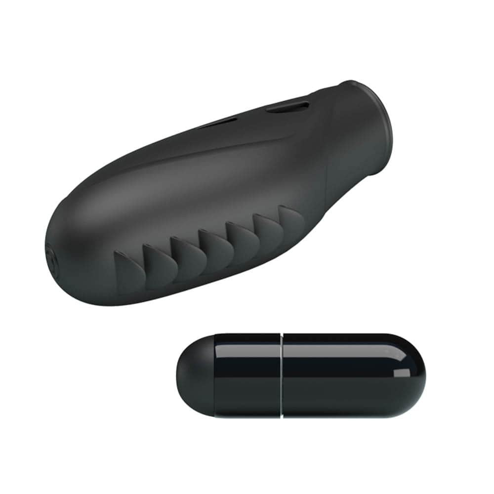 Gilo - Vibrator pentru deget, negru, 7.8 cm - detaliu 5