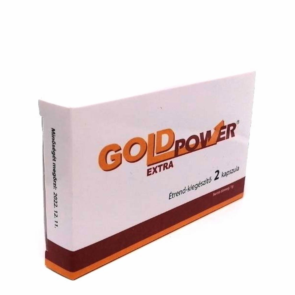 GOLD POWER EXTRA - Pastile pentru Erectie, 2 buc