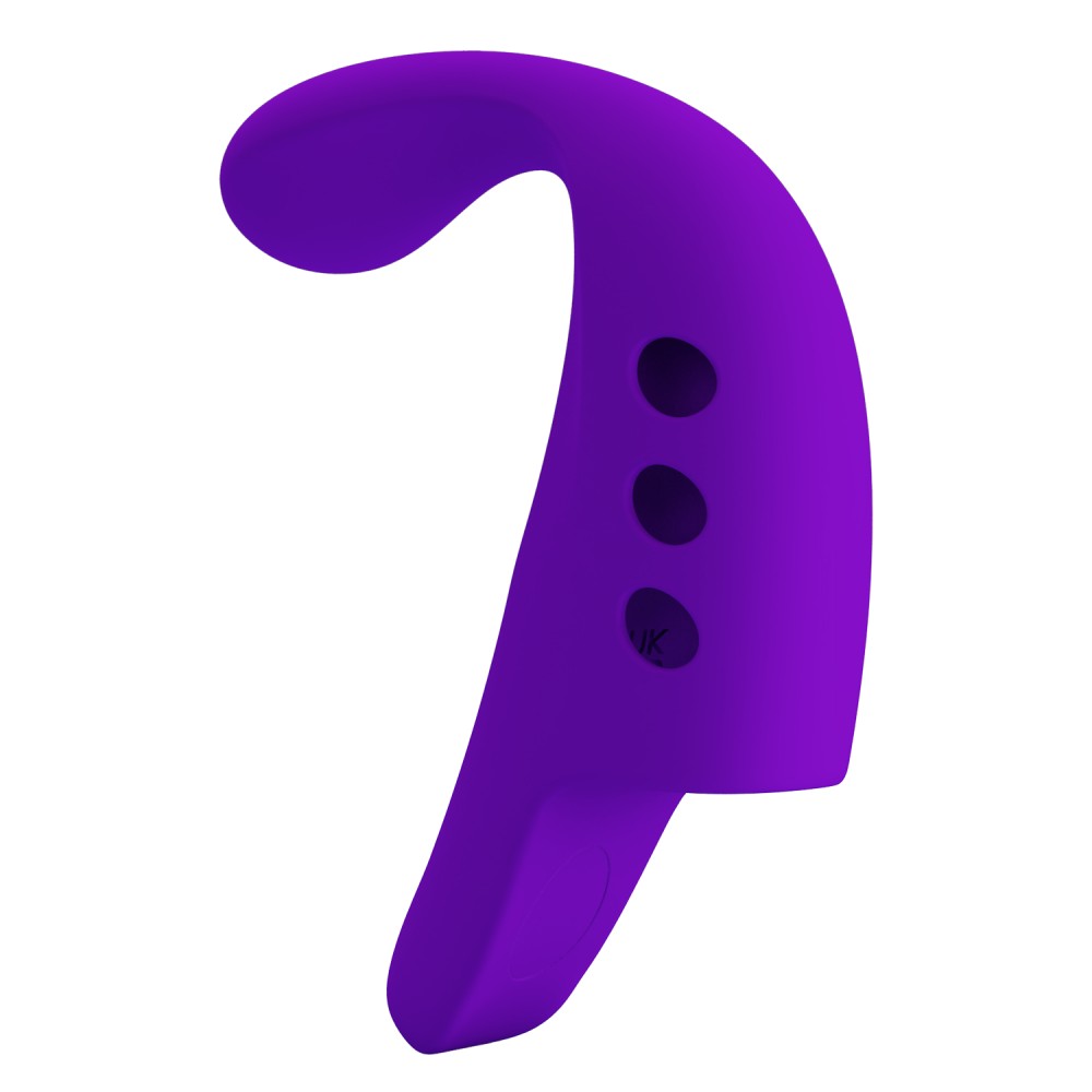Gorgon - Vibrator pentru degete, mov, 9.3 cm - detaliu 3