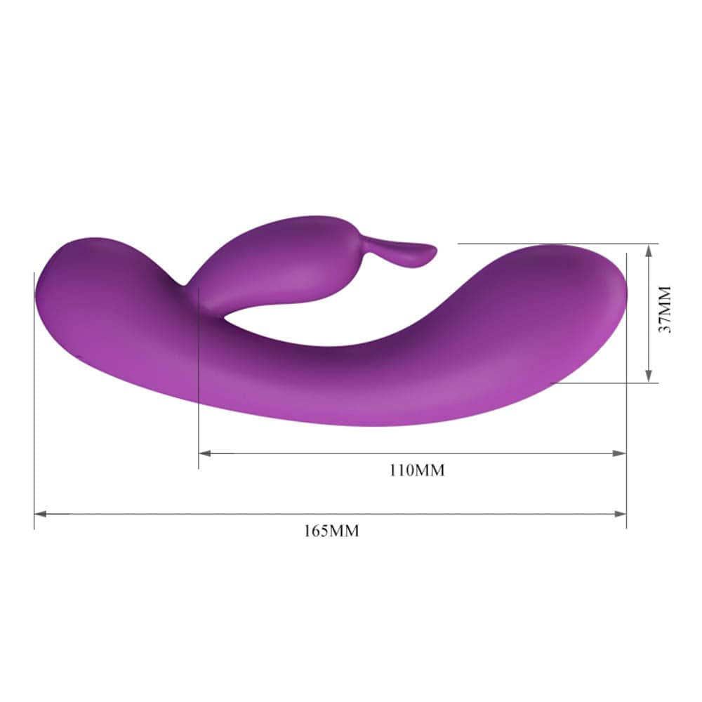 Grace - Vibrator iepuraș, 16.5 cm - detaliu 7