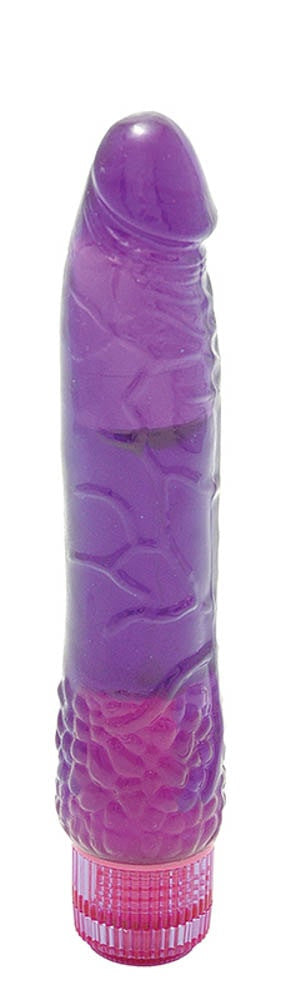 H2O Patriot - Vibrator realist, mov, 19 cm - detaliu 2