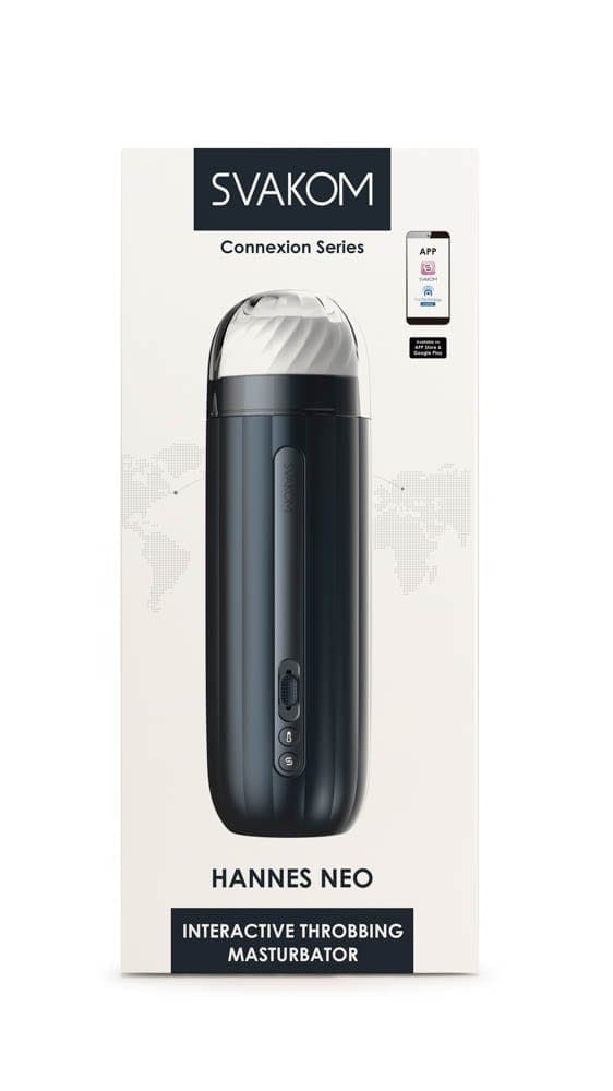 Hannes Neo - Masturbator cu Vibratii si Control prin APP, 28.6x8.6 cm