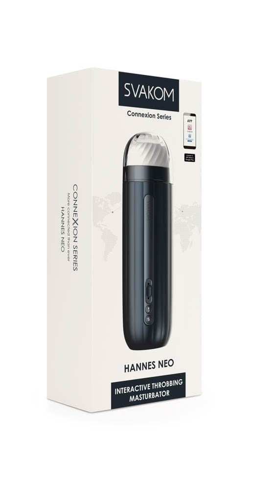 Hannes Neo - Masturbator cu Vibratii si Control prin APP, 28.6x8.6 cm - detaliu 1