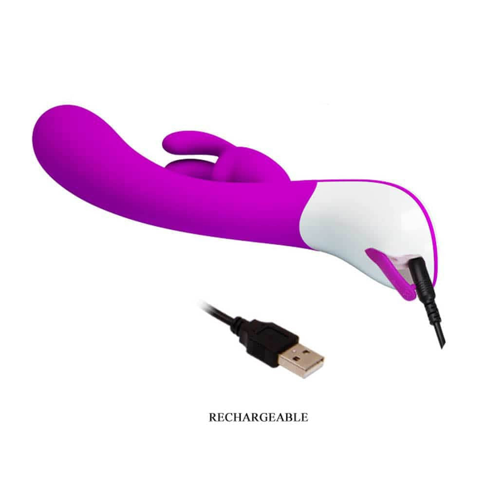 Harlan - Vibrator iepuraș, 21.5 cm - detaliu 1