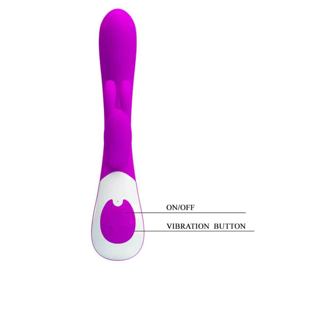 Harlan - Vibrator iepuraș, 21.5 cm - detaliu 2