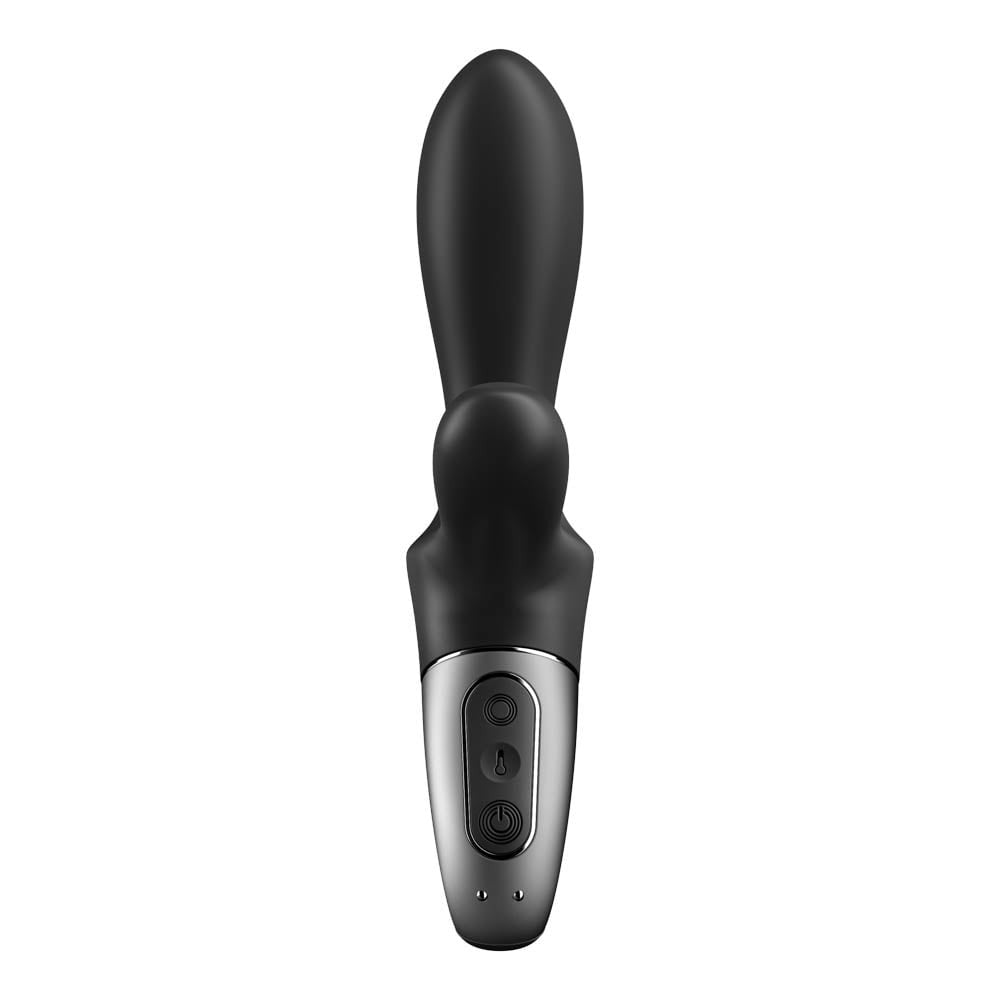 Heat Climax + - Vibrator Unisex cu Incalzire si Aplicatie Control, 20x4,4 cm - detaliu 1