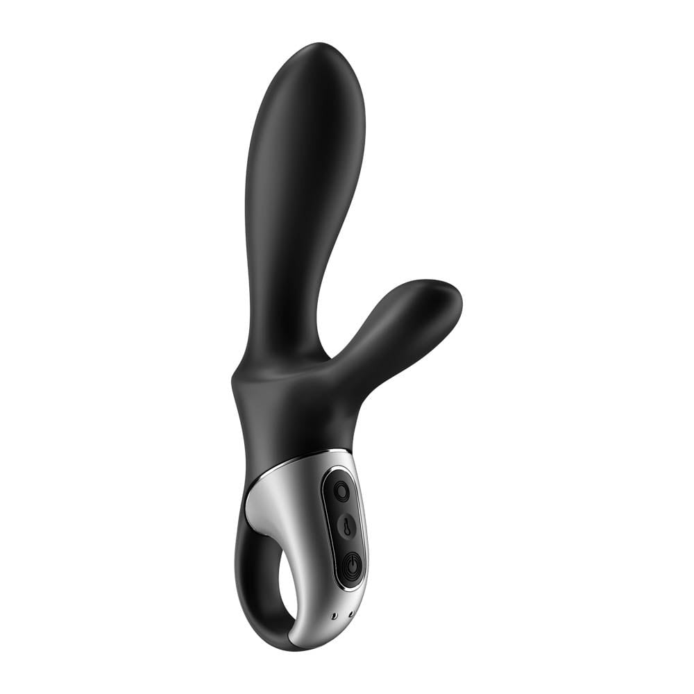 Heat Climax + - Vibrator Unisex cu Incalzire si Aplicatie Control, 20x4,4 cm - detaliu 3