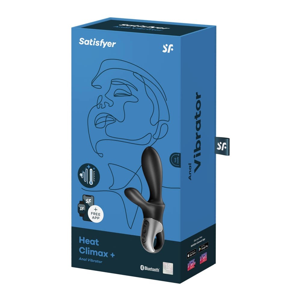 Heat Climax + - Vibrator Unisex cu Incalzire si Aplicatie Control, 20x4,4 cm - detaliu 7