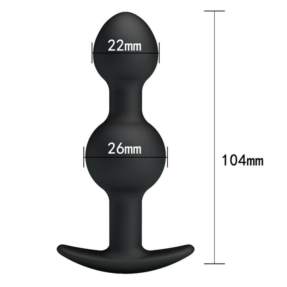 Heavy Balls - Dop anal din silicon, 11 cm - detaliu 1